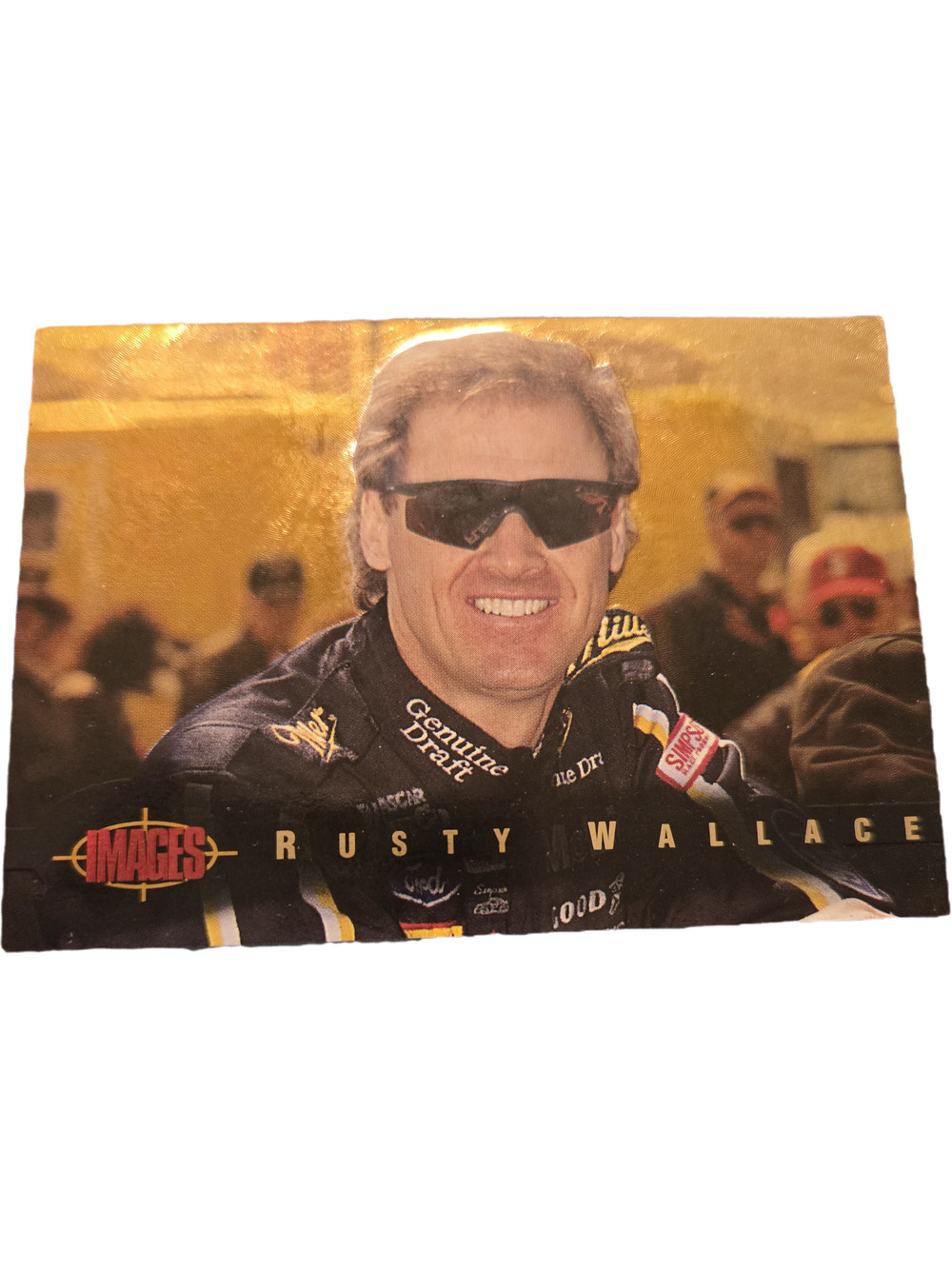 Rusty Wallace 1995 Finish Line Images Gold Parallel 94 NASCAR Trading Card